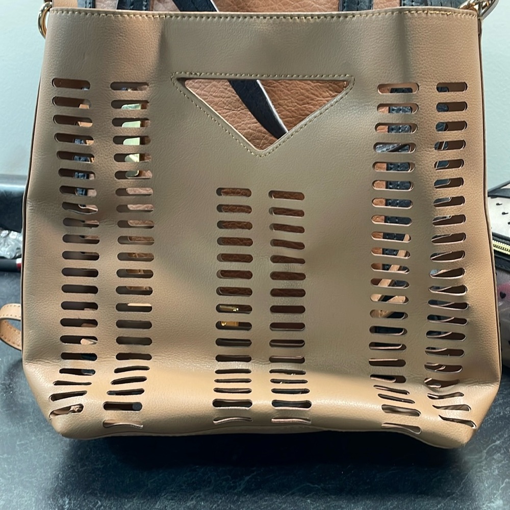 Tan crossbody bag